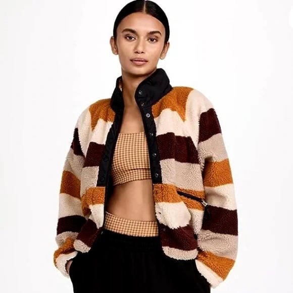 Free People Jackets & Blazers - Free People Movement Rocky Ridge Women’s Sherpa Fleece Jacket  Small NEW